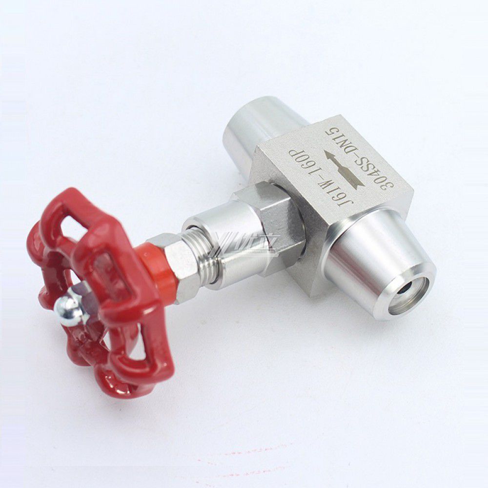 YOULI Stainless Steel J61W 304 316 WCB 16mpa High Pressure Double Butt Welded Needle Globe Valve