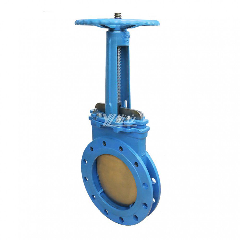 YOULI Stainless Steel High Temperature ANSI 150LB  304 316 JIS 10K-20K 1.6mpa WCB Manual Flange Knife Gate Valve