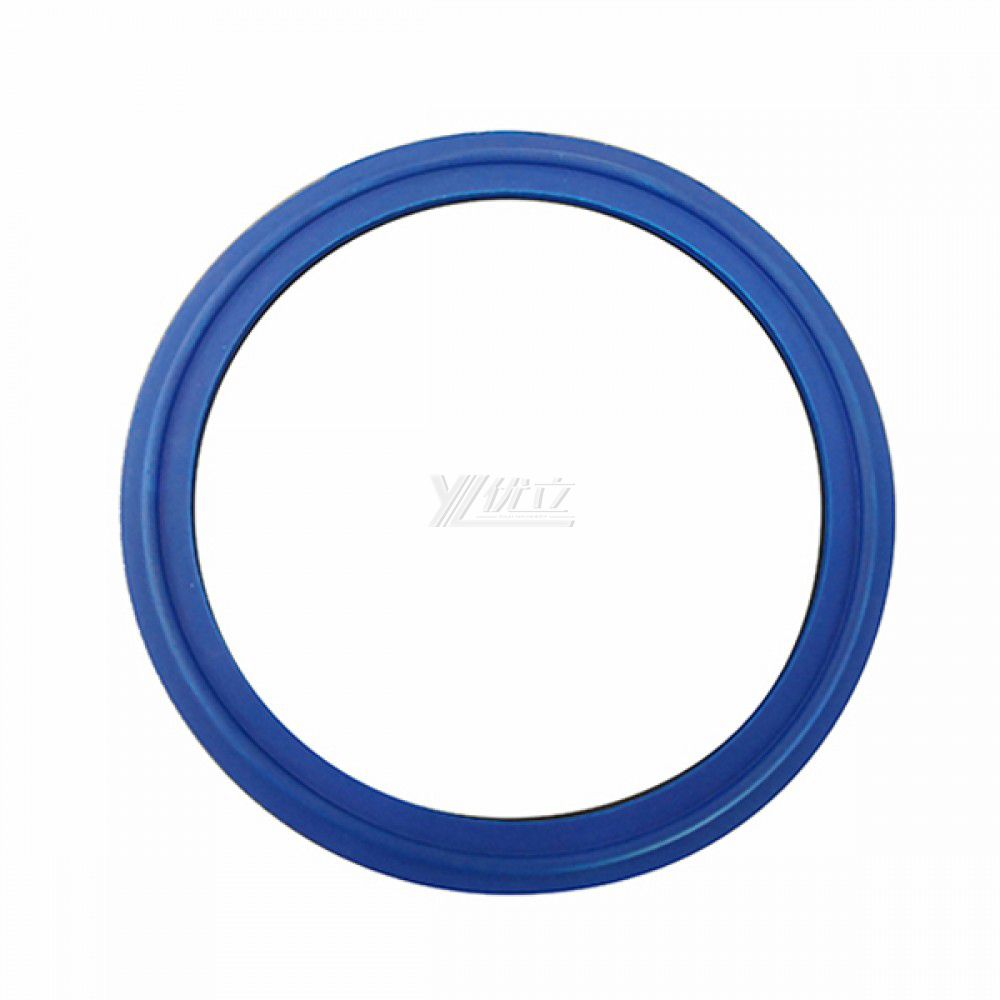 YOULI Hygienic Food Grade Customized Pipe Sanitary Detect Tri Clamp Blue BUNA Sealing Ring