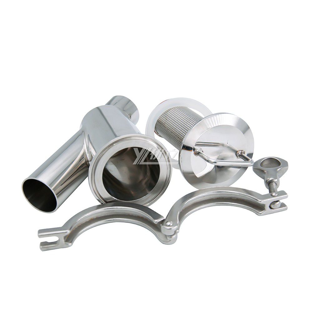 Stainless Steel Sanitary Butt-Weld Y Filter Stainer