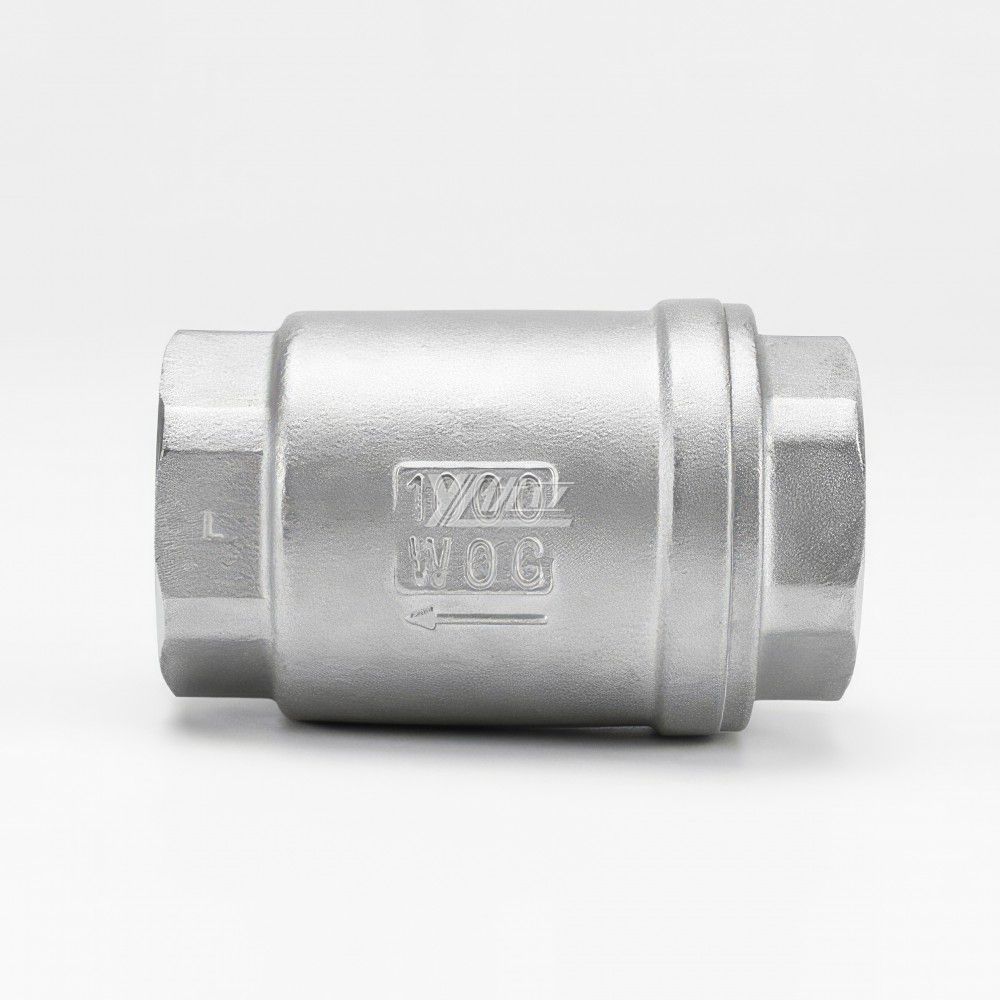 YOULI Stainless Steel High Temperature Steam Water Oil NPT BSP RC 1.6mpa H14W Vertical Type Female Threaded Screw Check Valve