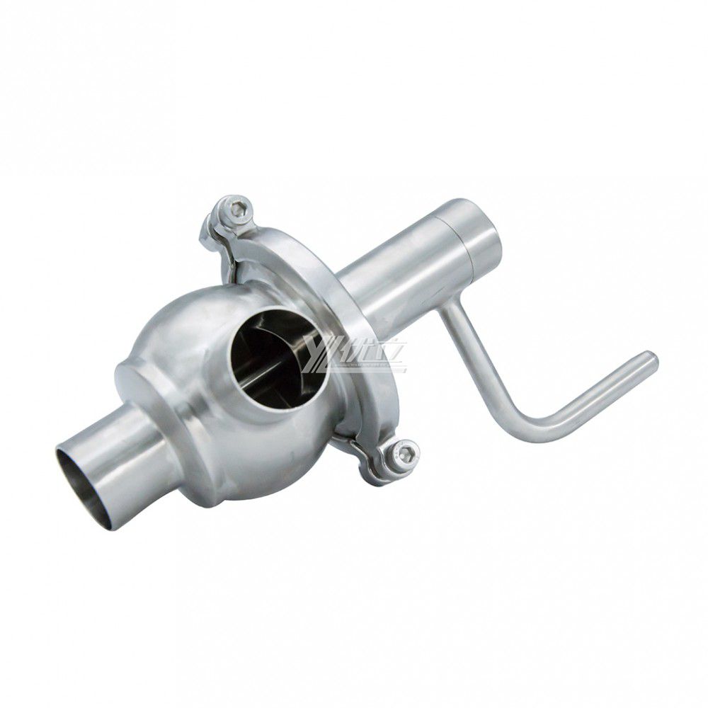 YOULI Best-in-Class Hygienic Food Grade Sanitary Stainless Steel 304 316L Manual T Type Welded Cut-off Globe Stop Valve