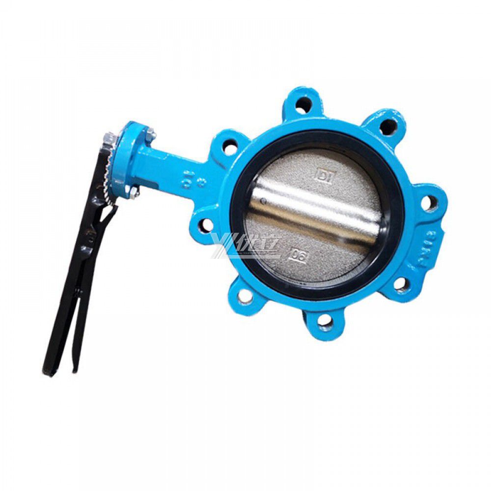 YOULI Stainless Steel ANSI 150LB 304 316 JIS 10K Pn10-16 Cast Iron PTFE EPDM Soft Sealing Water Manual Wafer Lug Butterfly Valve