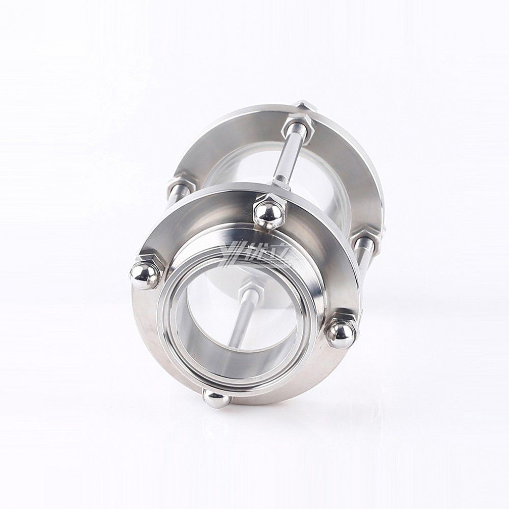 YOULI Best-in-Class Hygienic Food Grade Sanitary Stainless Steel 304 316L Flow Straight Tri Clamped Sight Glass