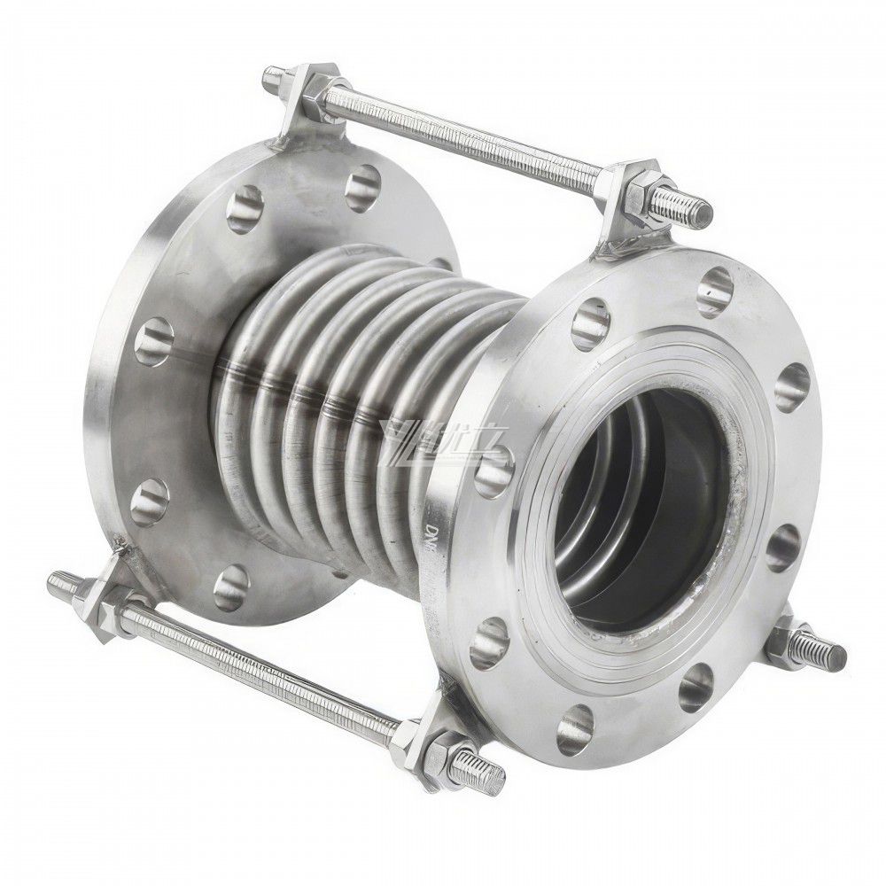 YOULI Stainless Steel 304 SS316L JIS10K ANSI150LB PN10-16 Metal Flexible Joint Sylphon Bellows Flange Corrugated Compensator