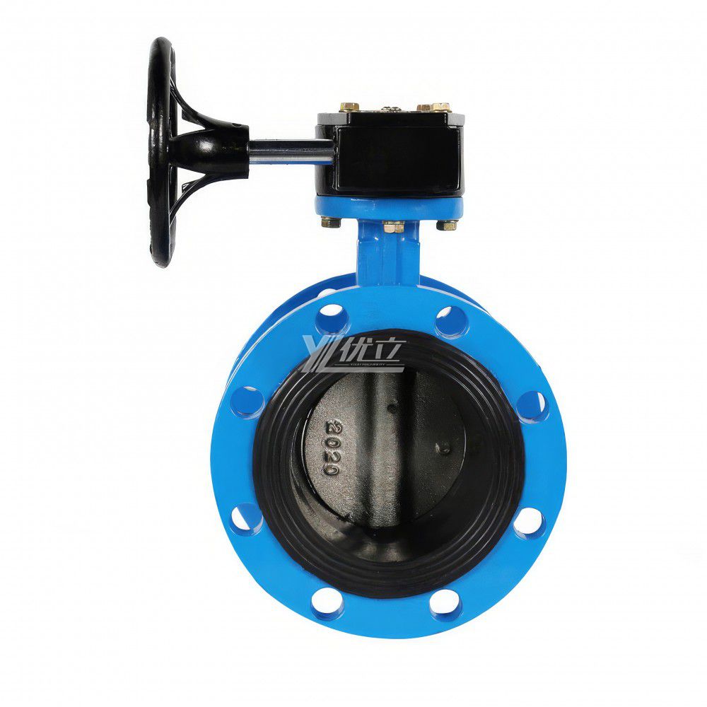 YOULI ANSI 150LB 304 316 Stainless Steel Cast Iron JIS 10K Pn16 WCB EPDM PTFE Manual Soft Seal Flanged Butterfly Valve