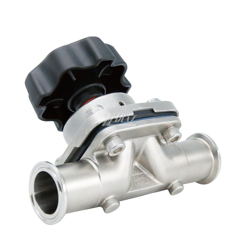 Stainless Steel Sanitary Manual Diaphragm Membrane Valve