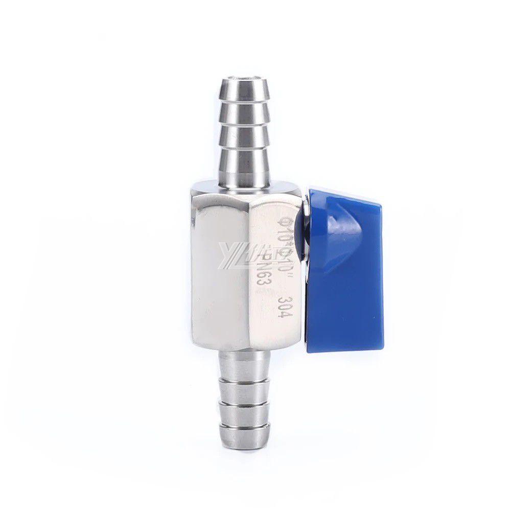 YOULI 1/8" 1/4" NPT BSP 1000WOG PN63 304 316 Stainless Steel Manual Hose Connector Pagoda Mini Ball Valve
