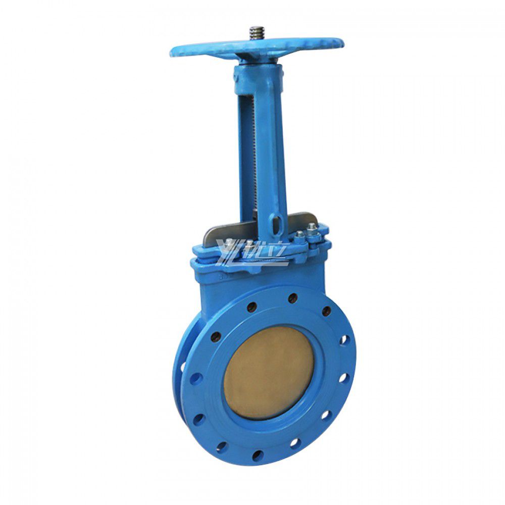 YOULI Stainless Steel High Temperature ANSI 150LB  304 316 JIS 10K-20K 1.6mpa WCB Manual Flange Knife Gate Valve