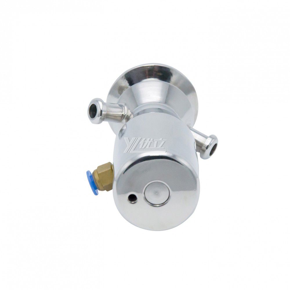 YOULI Hygienic Food Grade Sanitary Stainless Steel 304 316L Tri Clamped Pneumatic Sterile Sample Valve