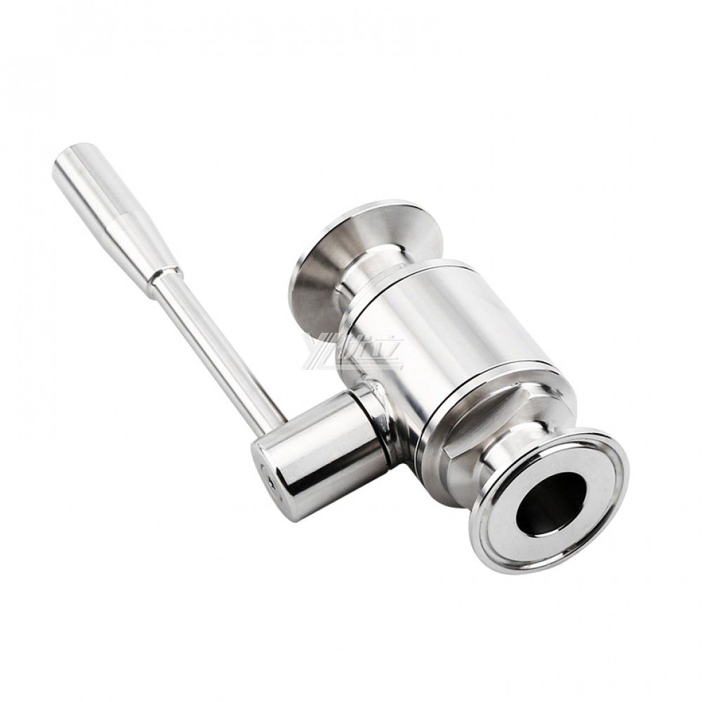 YOULI Hygienic Food Grade Stainless Steel 304 316L Beverage Milk Heavy Sanitary Manual Two Way Straight Tri Clamped Ball Valve
