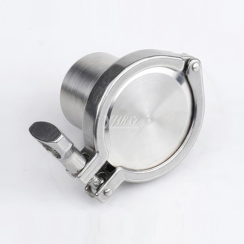 YOULI Hygienic Food Grade Sanitary Stainless Steel 304 DIN SMS 3A Tri-clamp Pipe Fitting Complete Sets Long Clamp Ferrule Blind