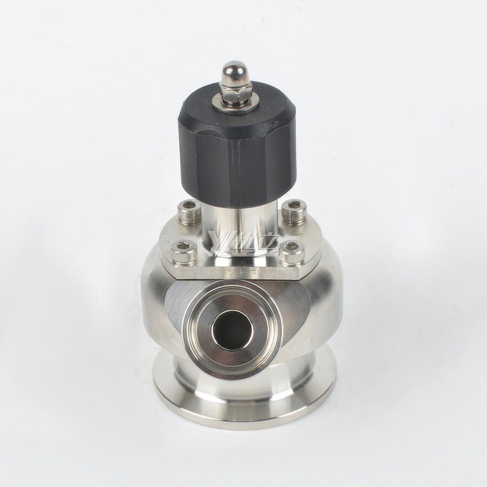 YOULI  Hygienic Food Grade Sanitary Stainless Steel 304 316 Double Clamp Manual Sterile Tri-Clamped Sample Valve