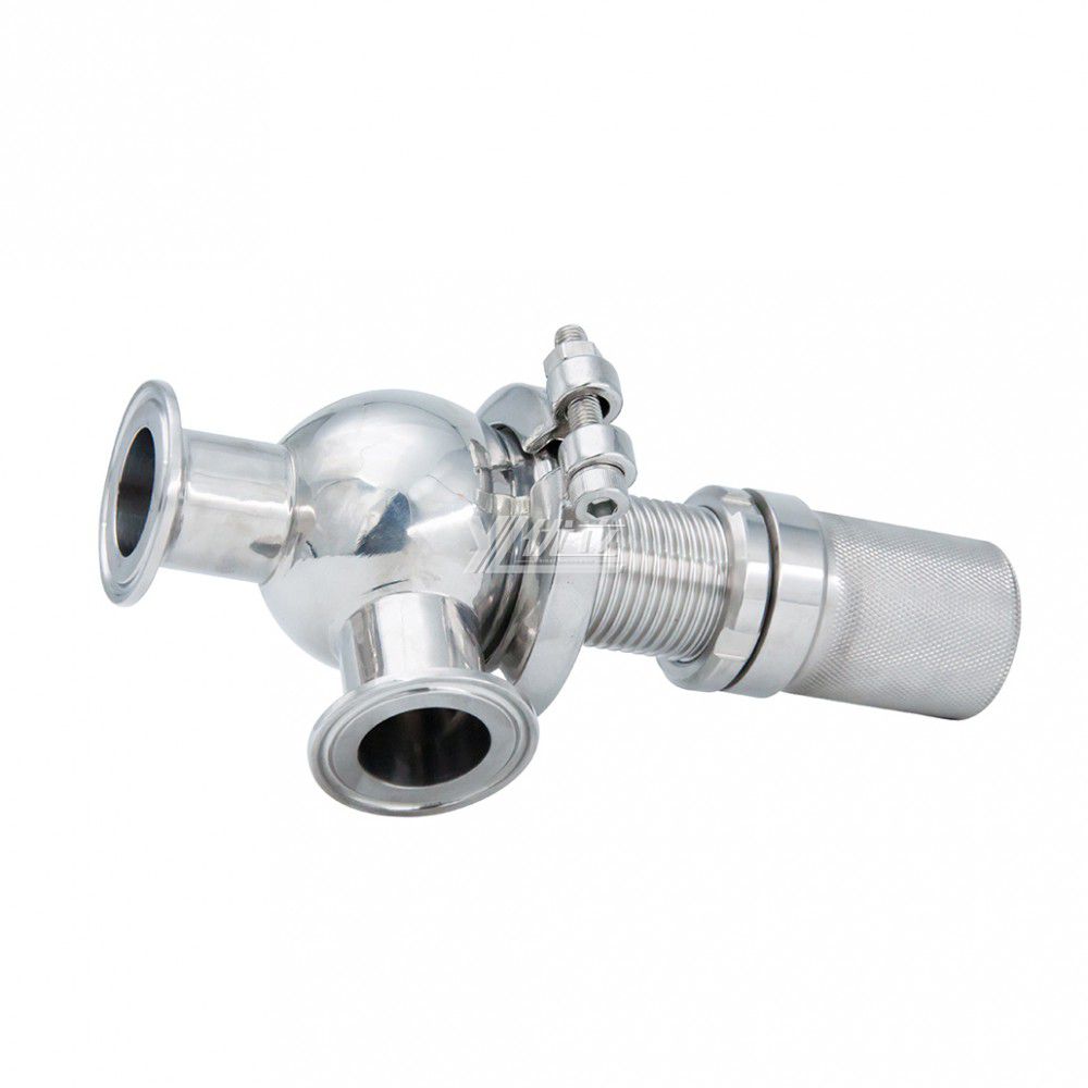 YOULI Best-in-Class A81X-1 Hygienic Food Grade Sanitary Stainless Steel 304 316L Adjustable Tri Clamped Sanitary Safety Valve