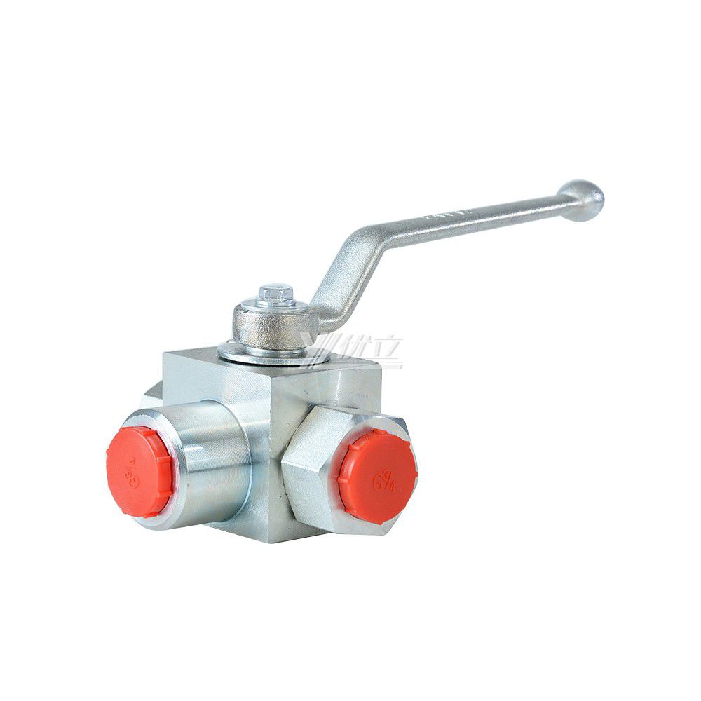 YOULI Hydraulic Pressure RC NPT BSP 6000psi Stainless Steel 304 316 WCB KHB High Pressure Manual 3 Way Threaded Ball Valve