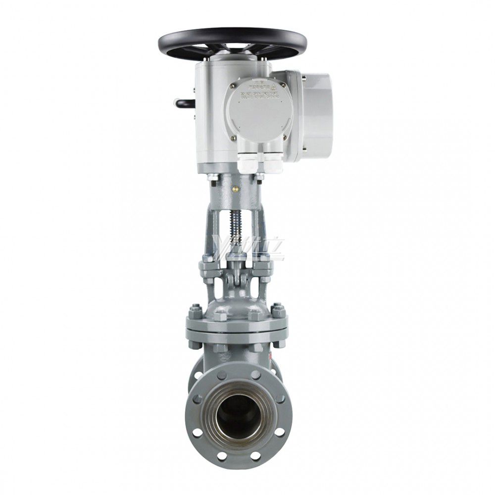 YOULI High Temperature Steam ANSI 150LB 304 316 JIS 10K 1.6mpa WCB 4-20ma Control Motorized AC380V Electric Flanged Gate Valve