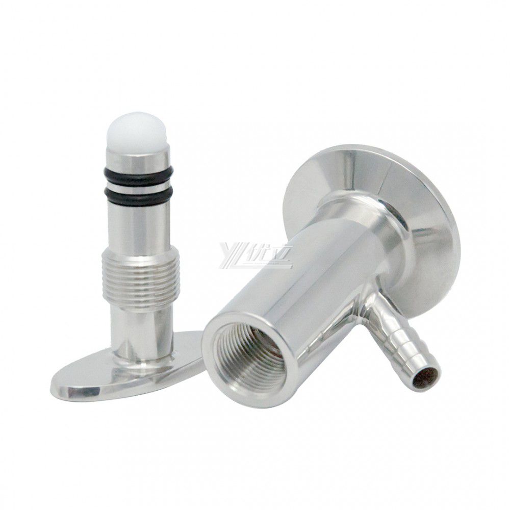 YOULI Manufacture Hygienic Food Grade Sanitary Medical Stainless Steel 304 316L Manual Tri Clamped Sample Valve