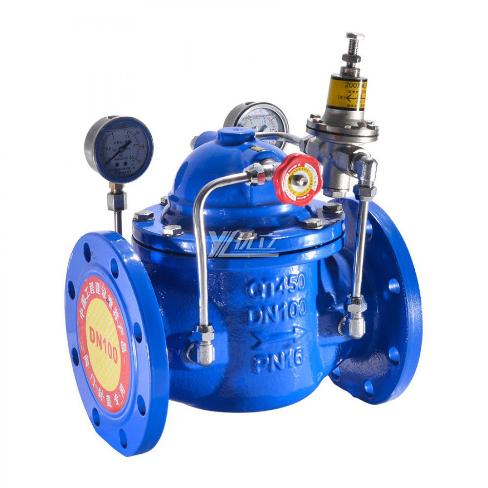 YOULI 200X ANSI 150lb Pn16-pn64 304 316 WCB Hydraulic Water Level Control Pilot-operated Adjustable Pressure Relief Valve