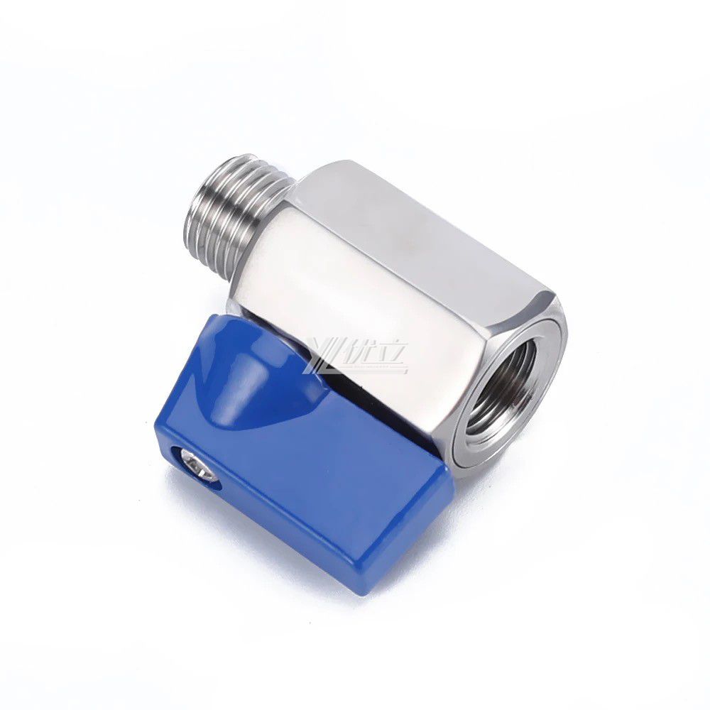 YOULI NPT BSP 1000PSI High Pressure PN63 Stainless Steel  304 316 Manual 1/4" Male and Female Threaded Mini Ball Valve