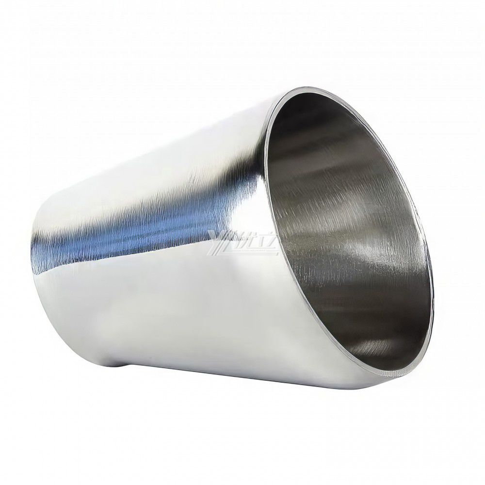 YOULI Hygienic Food Grade Sanitary Stainless Steel 304 SS316L 3A SMS DIN ISO Welded Pipe Fitting Eccentric Welded Reducer
