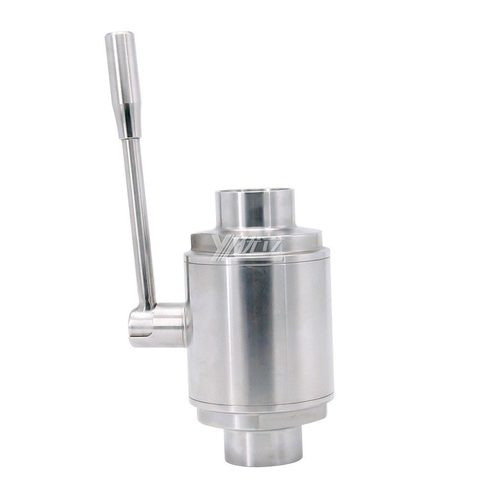 Stainless Steel SS304 Sanitary Weld Welding Straight Ball Valves