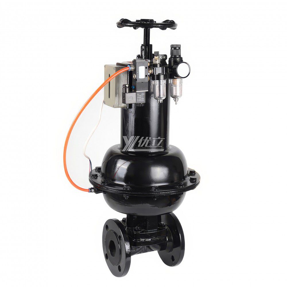 YOULI BS ANSI 150LB 300LB 304 316 EG6B41J  1.6mpa WCB Normally Closed Rubber Lined Flange Pneumatic Diaphragm Valve