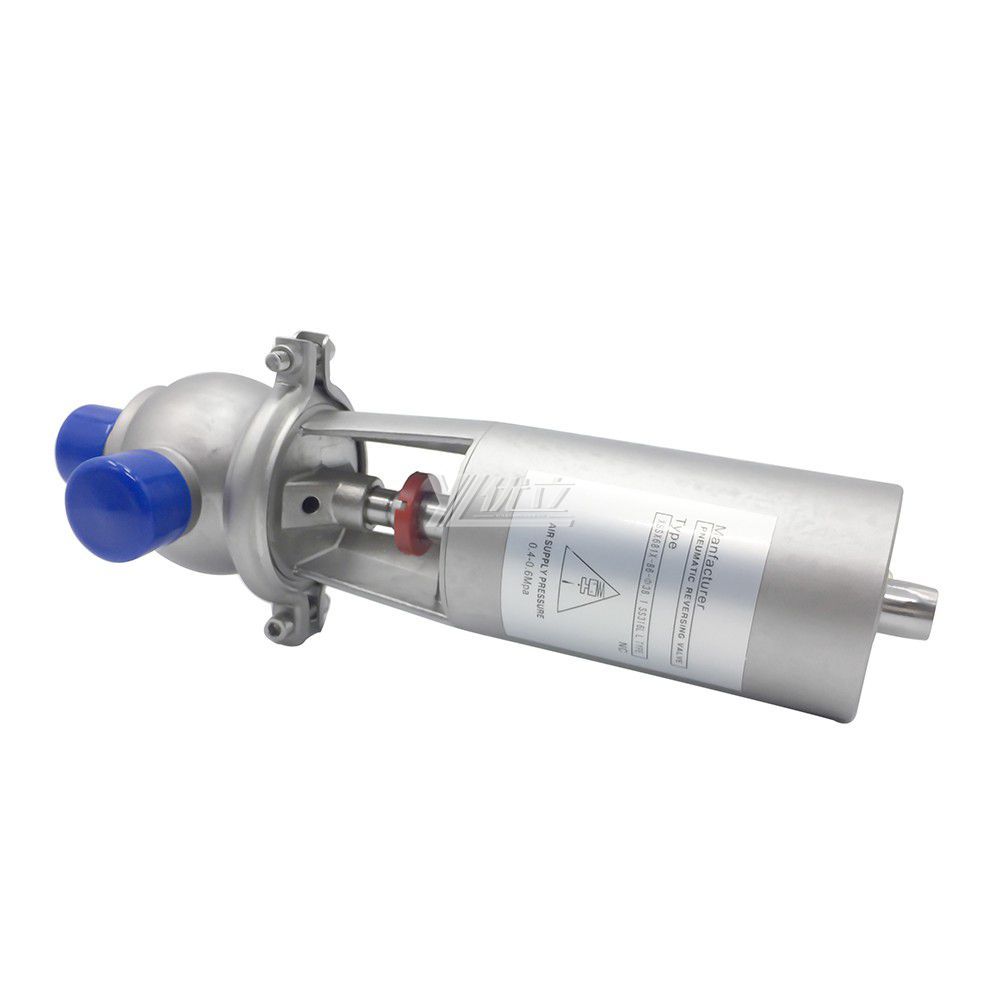 2" 50.8mm Stainless Steel Hygienic Single Seat Pneumatic Diversion Valve