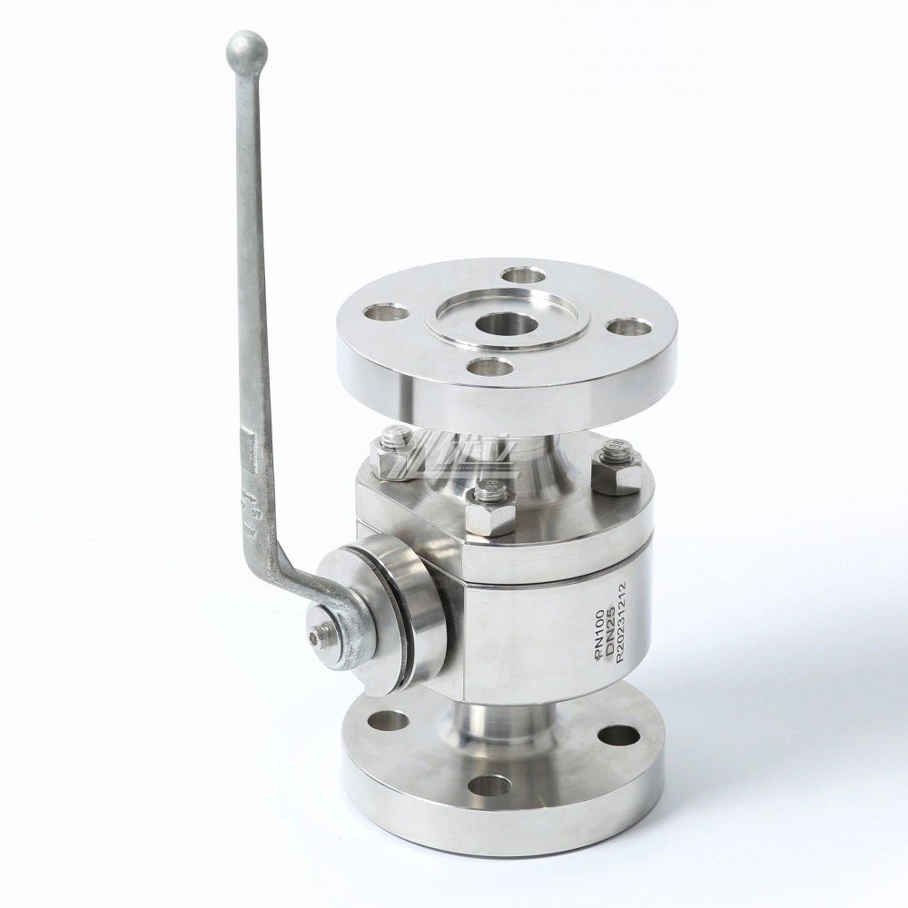 YOULI High Temperature Metal Seal High Pressure API ANSI150-1500LB Stainless Steel 304 316 A105 Forged 2PC Flanged Ball Valve