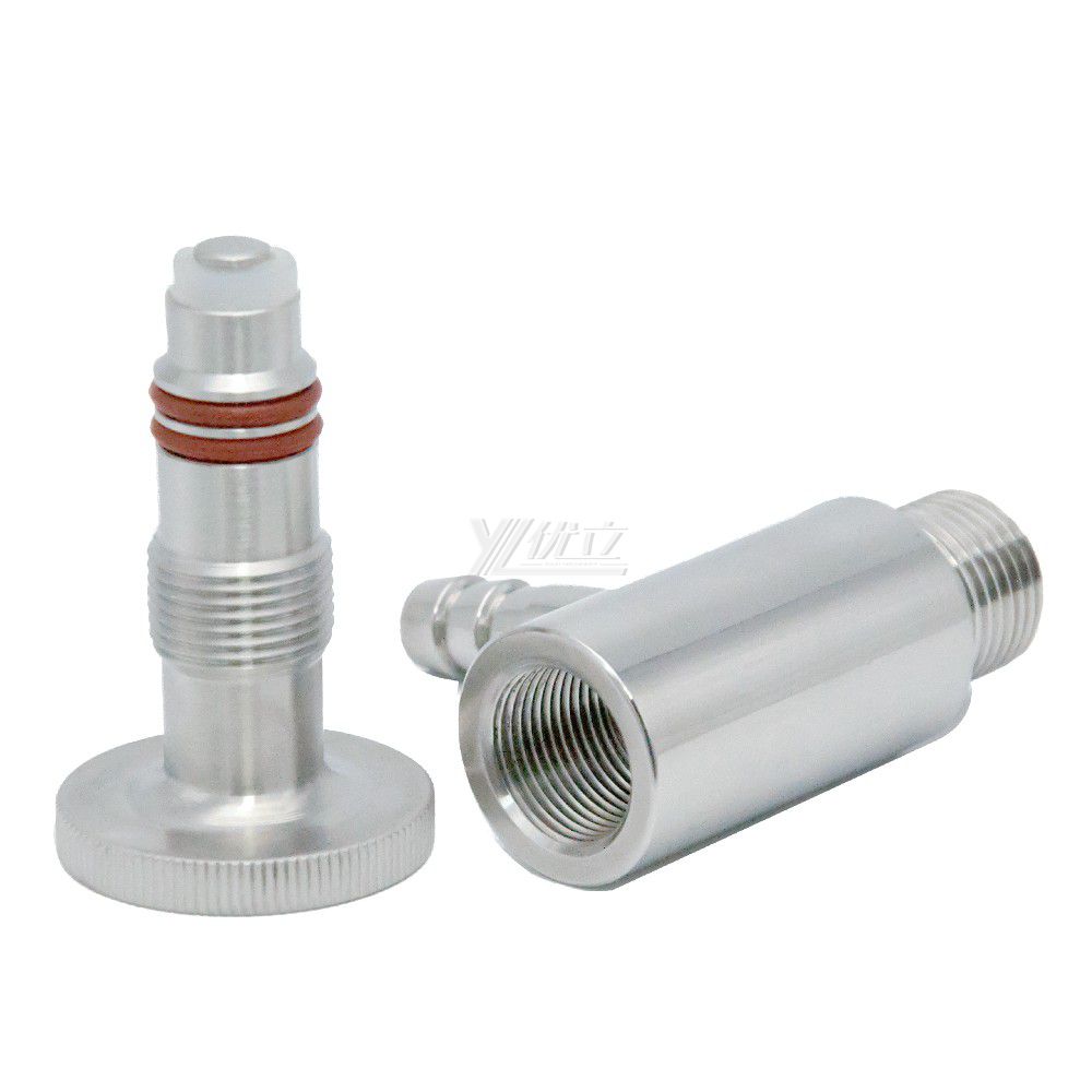 YOULI Professional Manufacture Hygienic Food Grade Sanitary Medical Stainless Steel 304 316L Manual Male Threaded Sample Valve