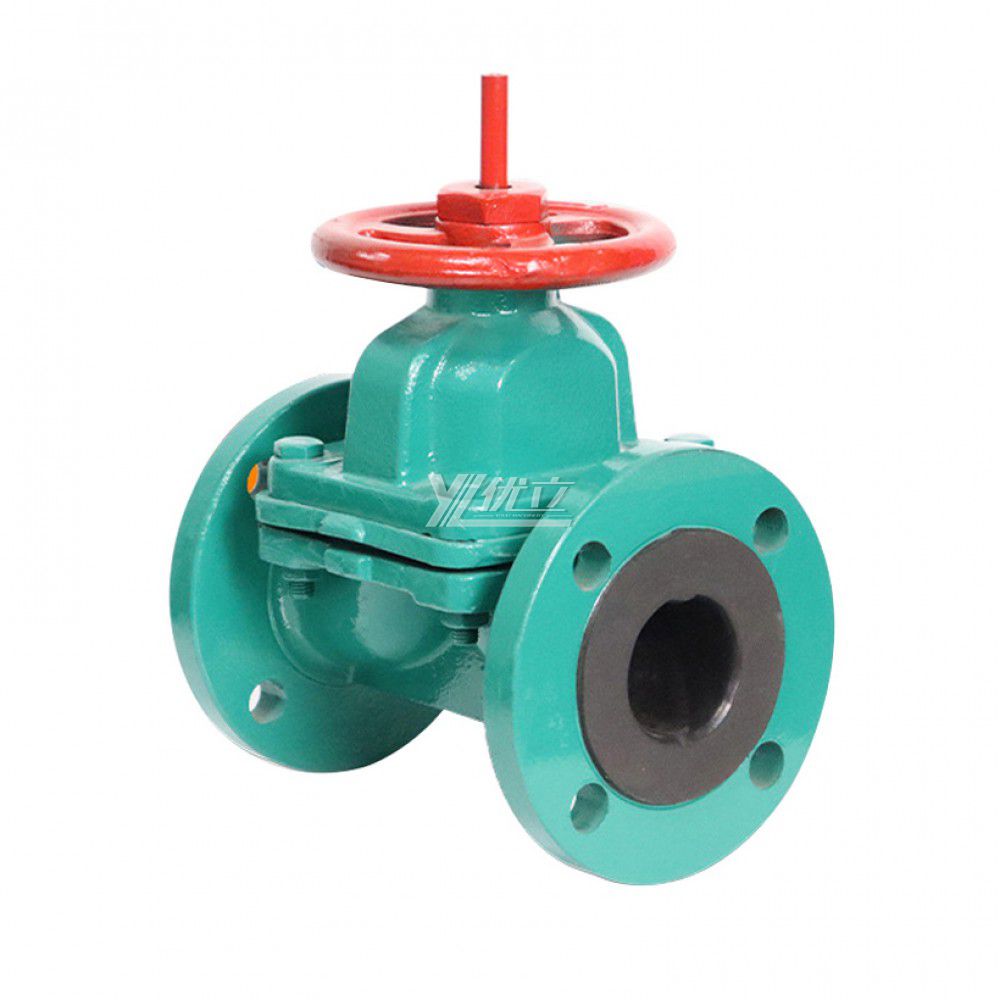 YOULI Stainless Steel BS ANSI 150LB 300LB 304 316 JIS 10K-20K 1.6mp WCB Manual Rubber Lined Flange Diaphragm Valve