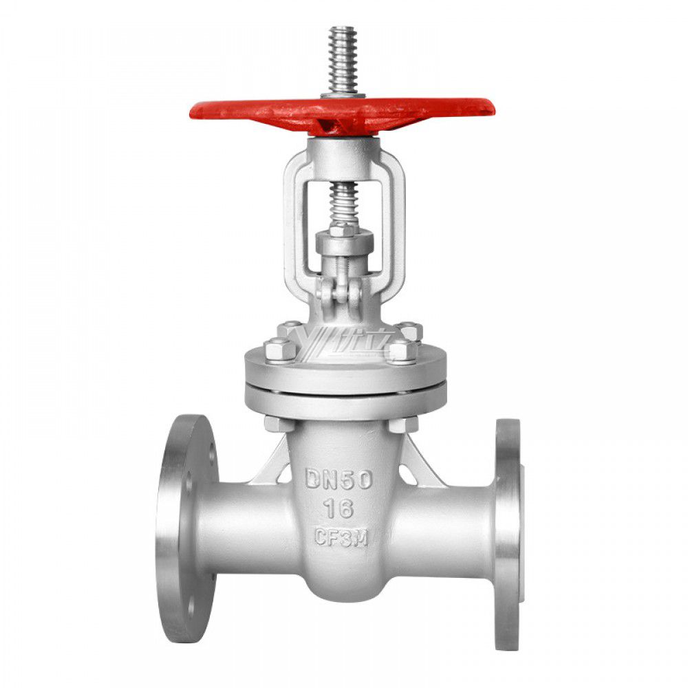 YOULI ANSI 150LB 304 316 Stainless Steel WCB JIS 10K 1.6mpa Aqua Regia Sulfuric Acid F4 F46 Fluorine Lined Flanged Gate Valve