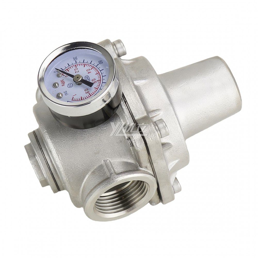 YOULI YZ11X-16P ressure Gage NPT BSP Pn16 304 316 Stainless Steel Water Branch Membrane Type Female Threaded Pressure Relief Valve