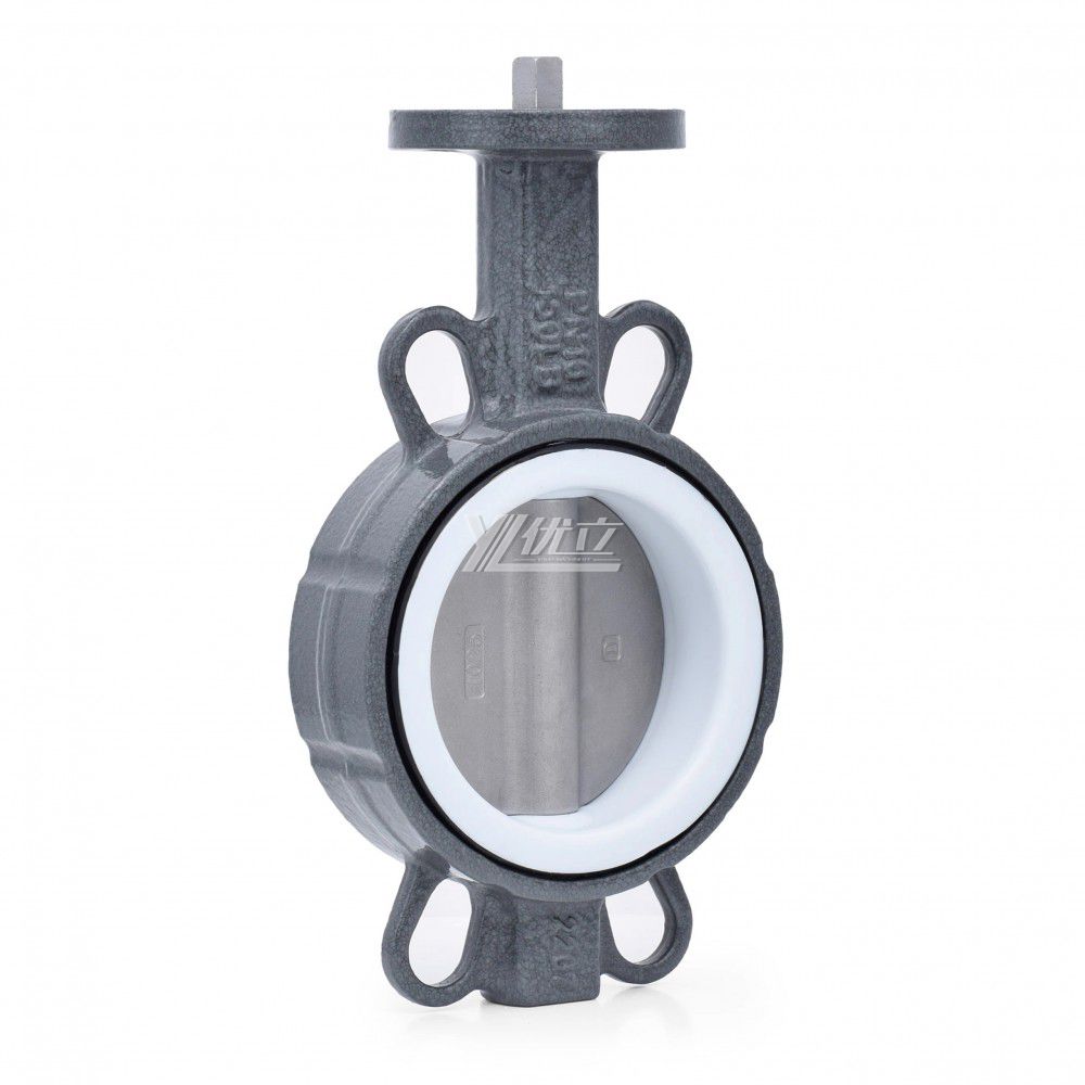 YOULI ISO5211 Stainless Steel ANSI 150LB 304 316 JIS 10K Pn10-16 Cast Iron PTFE EPDM Soft Seal Center Wafer Butterfly Valve