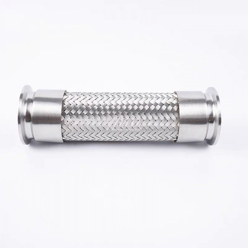 YOULI Food Grade Sanitary Stainless Steel 304 SS316L100-4000mm SMS DIN ISO 3A Pipe Fitting Tri-clamp Metal Hose Fitting