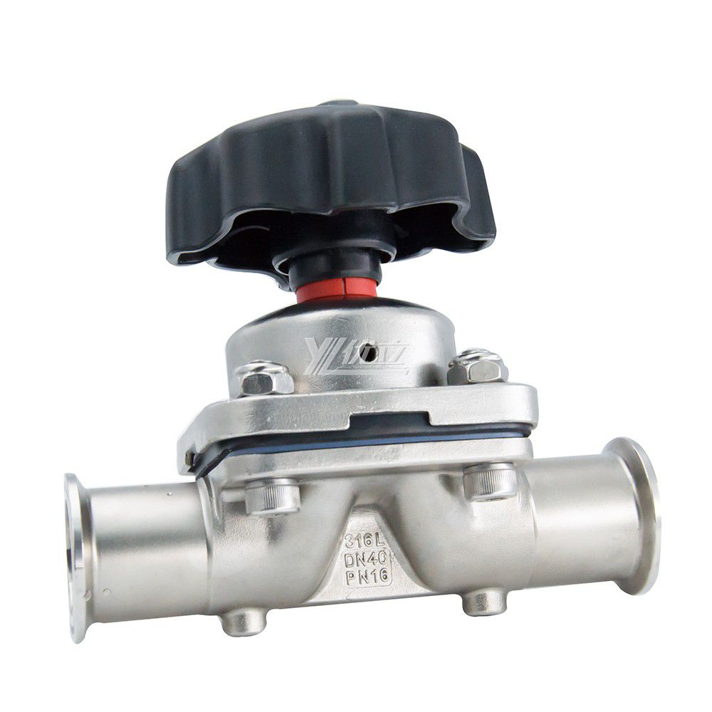 Stainless Steel Sanitary Manual Diaphragm Membrane Valve