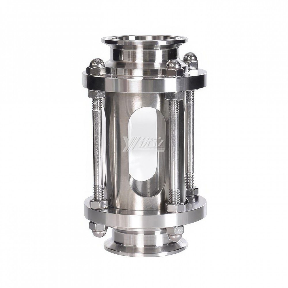 YOULI Best-in-Class Hygienic Food Grade Sanitary Stainless Steel 304 316L Protective Flow Straight Tri Clamped Sight Glass