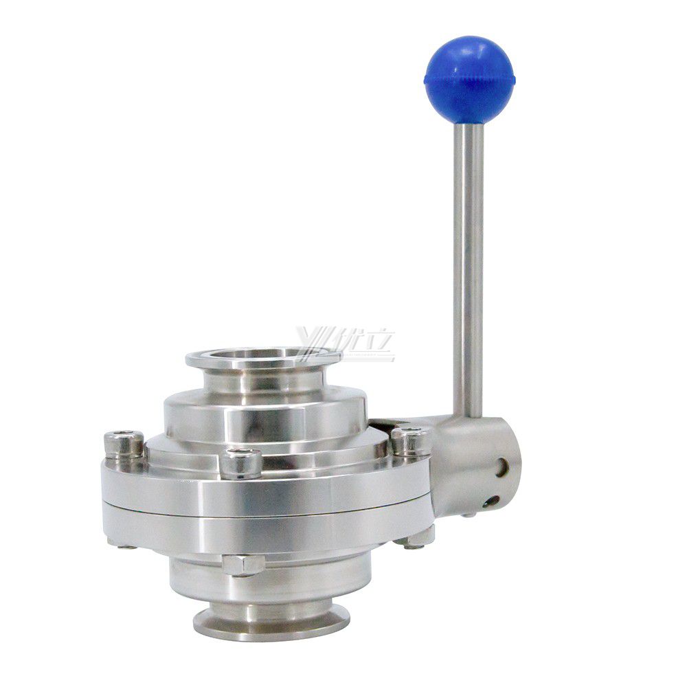 Clamp Stainless Sleel Sanitary Tri Clamping Butterfly Type Ball Valve