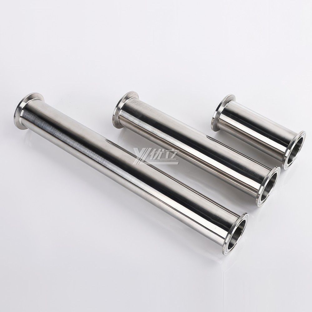YOULI Food Grade Sanitary Stainless Steel 304 SS316L100-4000mm SMS DIN ISO 3A Pipe Fitting Tri-clamp Straight Fittings