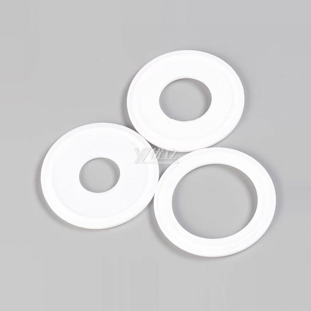 YOULI Hygienic Food Grade Customized White Pipe Sanitary PTFE Sealing Ring Non Standard Rubber Tri Clamp Gasket