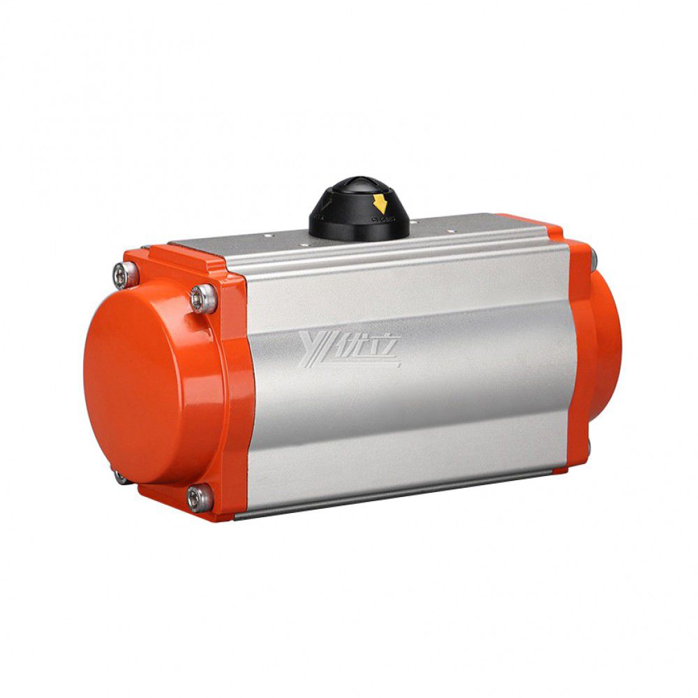 YOULI Customize Aluminium Alloy Actuator Use Butterfly Valve Ball Valve Spring Return Double Acting Large Torque Pneumatic Actuator