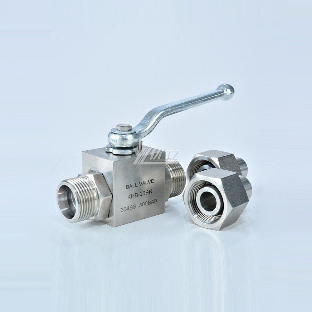 YOULI Hydraulic Pressure PN500 Stainless Steel 304 316 KHB 31.5mpa 50mpa 6000psi High Pressure Union Butt Welded Ball Valve