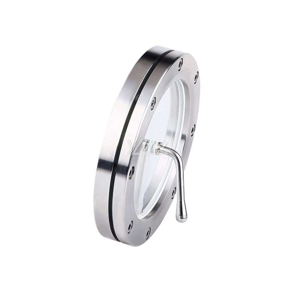YOULI Best-in-Class Hygienic Food Grade Sanitary Stainless Steel 304 316L ANSI 150LB JIS 10K With Wiper LED Flange Sight Glass