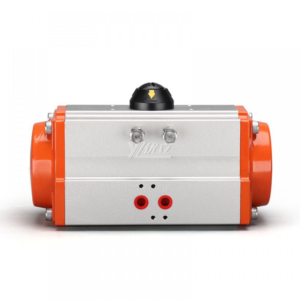 YOULI Customize Aluminium Alloy Actuator Use Butterfly Valve Ball Valve Spring Return Double Acting Large Torque Pneumatic Actuator