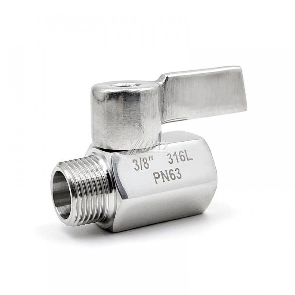 YOULI Best-selling Installation RC NPT BSP 1000WOG PN63 Stainless Steel 1/4" 304 316 Manual Small Mini Male Female Threaded Ball Valve