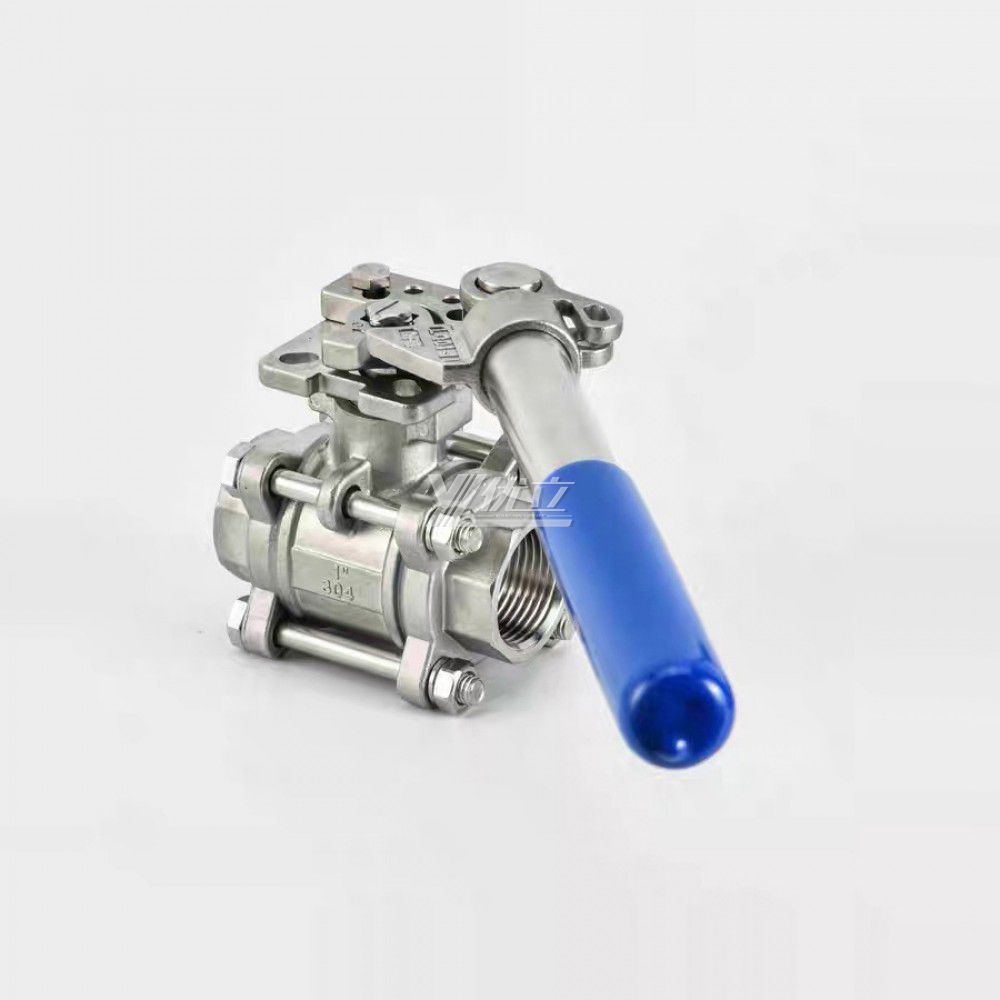 YOULI RC NPT BSP 1000-2000wog 1.6-6.4mpa 304 316 WCB Stainless Steel Automatic Reset Handle 3PC Threaded Ball Valve