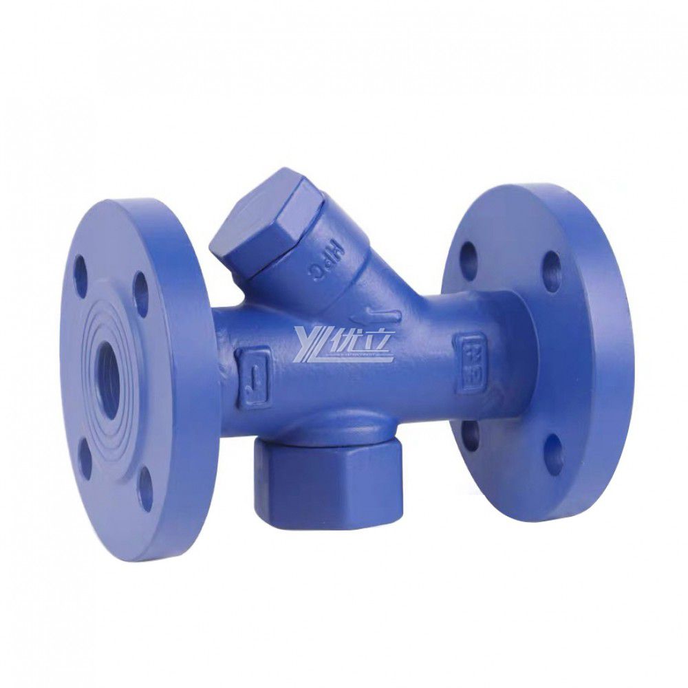 YOULI Durable Anti-leakage High Temperature 1.6mpa 304 316  Stainless Steel Y Type Thermal Power Flanged Steam Water Trap Valve