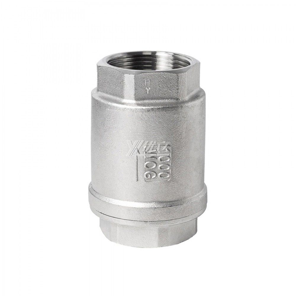 YOULI Stainless Steel High Temperature Steam Water Oil NPT BSP RC 1.6mpa H14W Vertical Type Female Threaded Screw Check Valve
