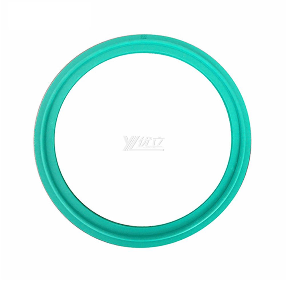 YOULI Hygienic Food Grade Customized Sanitary Detect Tri Clamp Green VITON Sealing Ring