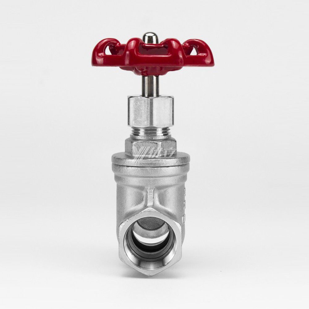 YOULI High Quality High Temperature Z15W 200wog Pn16 Stainless Steel 304 316 BSP NPT Female Threaded Gate Valve