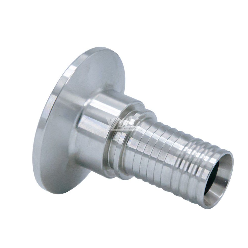 Hygienic Non-Standard Clamped high pressureHose Adaptor with SS304 Grade